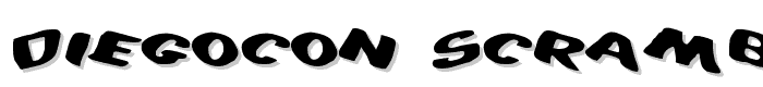 DiegoCon Scrambled font